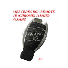 MERCEDES BGA REMOTE 3B (CHROME) 315MHZ / 433MHZ